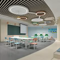 Classroom 3d model