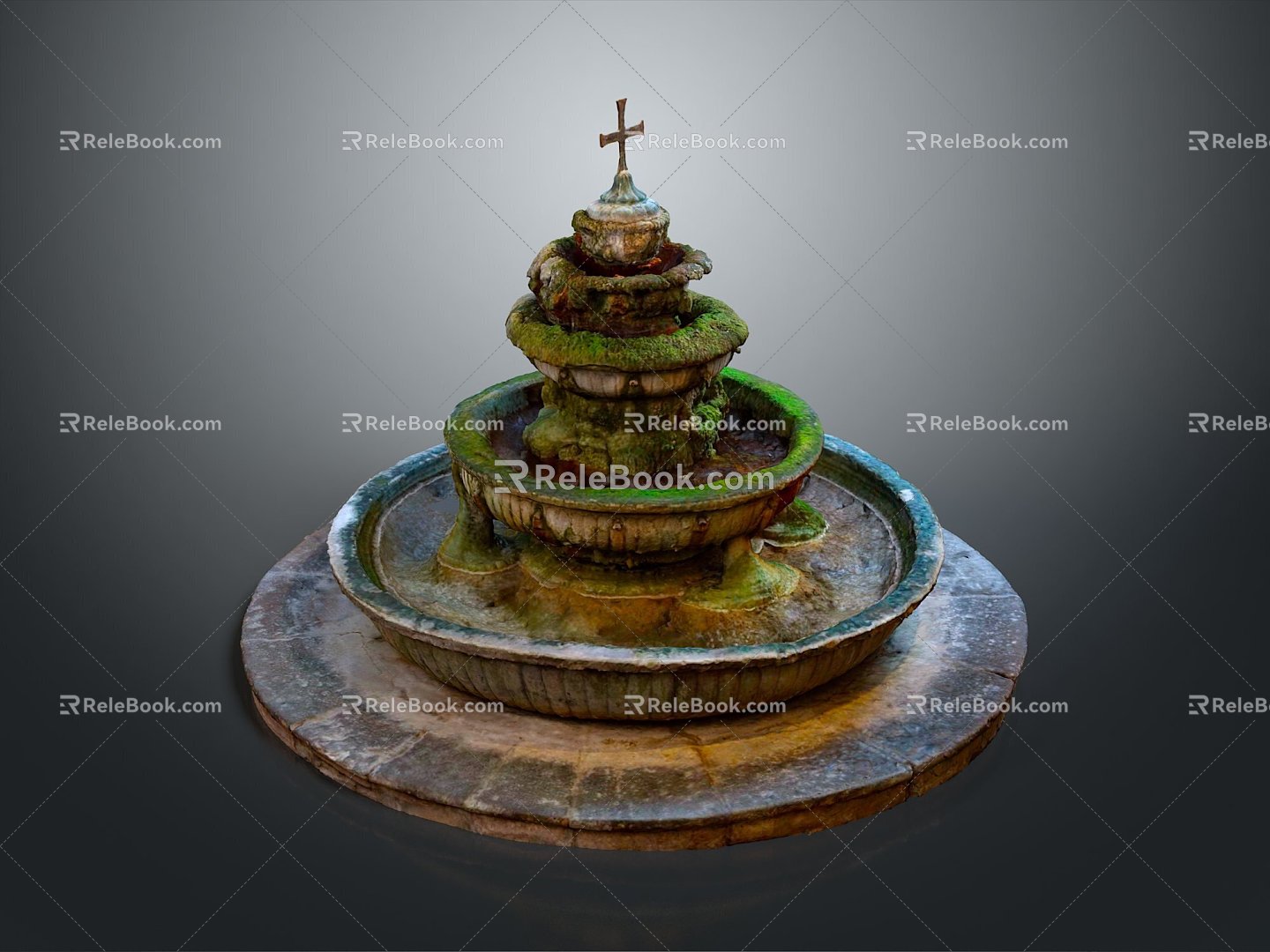 Fountain Cartoon Fountain Animation Fountain Stylized Fountain Fantasy Style Fountain Magic Fountain 3d model