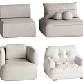 Single sofa combination 3d model