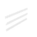 Ornate Decorative Architectural Components Featuring Spiral Beaded And Leaf Patterns