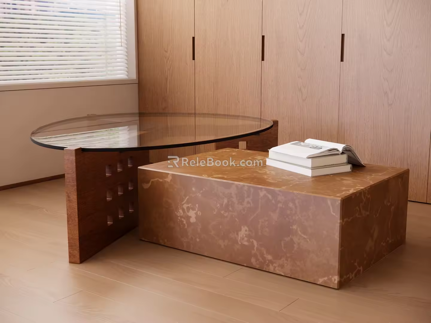 Middle Ancient Style Coffee Table 3d model