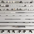 Assorted Downlights And Spotlights With Various Styles Sizes And Installation Accessories