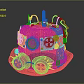 Sci-Fi Helmet Alien Helmet High Tech Helmet Game Helmet 3d model