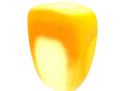 Fresh Ripe Yellow Corn Cob As Nutritious Healthy Agricultural Crop For Harvest 3d model