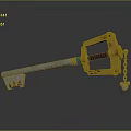 Key Door Key Gold Key Silver Key Ancient Key Cartoon Key Animation Key Realistic 3d model