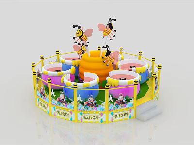 Modern Amusement Equipment 3d model