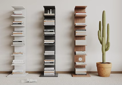 Shelf Bookshelf 3d model