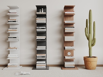 Shelf Bookshelf 3d model