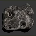Grey Aquatic Sponge Marine Animal With Porous Surface And Textured Structure Features