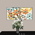 Modern Hanging Picture Combination 3d model