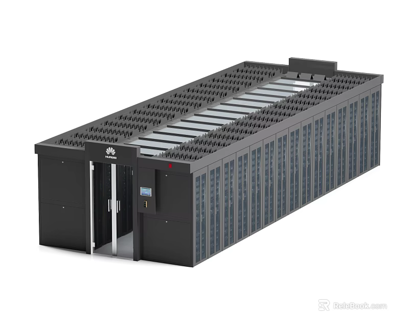 High Performance Huawei Server Rack System with Modular Design for Data Center Applications 3d model