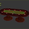 Gambling Table Poker Table Casino Casino Furniture Casino Table Card Table Betting Table Table Poker Table 3d model