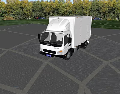 Modern Truck Van Jiangling Kairui Truck 3d model