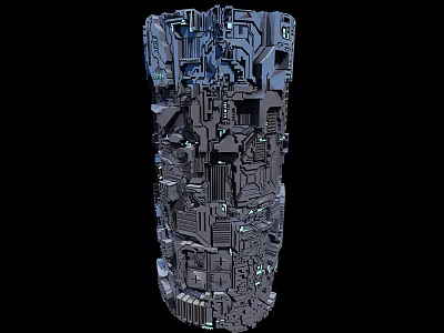 Smart Machine Featuring Intricate Mechanical Design And Advanced Futuristic Tech Elements 3d model