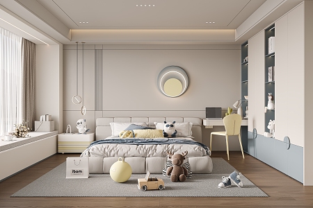 Modern Children's Room Boys Children's Room 3d model