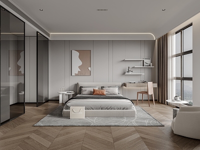 Modern Bedroom 3d model