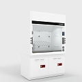 Laboratory Fume Hood Exhaust Cabinet 3d model