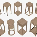 Wooden Shelving Units With Various Designs For Modern Home Storage Solutions