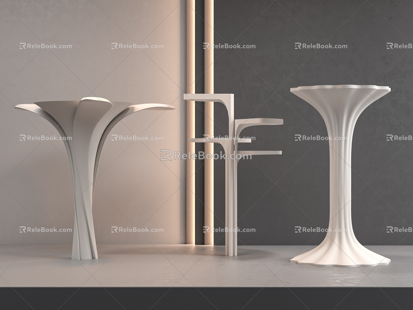 Modern Column Heterosexual Column Decorative Column 3d model