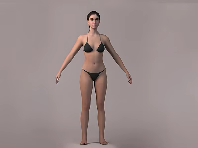 Female Foundation 3d model