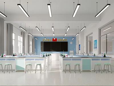 Modern Laboratory 3d model