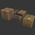 Multiple Brown Cardboard Boxes In Various Sizes On White Surface