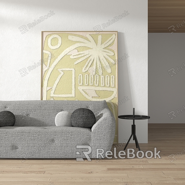 abstract decorative painting model