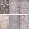 Stylish Square Rugs With Various Patterns And Textured Designs For Home Decor 3d model