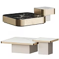 Elegant Modern Coffee Table Designs Featuring Marble Tops And Metal Bases
