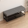 Modern shoe changing stool 3d model