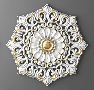 Lamp panel 3d model
