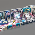 Colorful Indoor Kids Playground With Ball Pit Slides And Interactive Play Zones