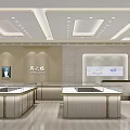 Zhou Liu Fu Jewelry Store Exterior With Leaf Decorations Bright Lighting And Jewelry Window Displays