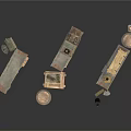 Military Storage Shelves With Wooden Crates Ammo Boxes And Barrels