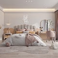 Modern Children's Room Girls Children's Room 3d model