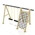 Children's Swing Outdoor Swing Venue Swing Swing Rack Swing 3d model