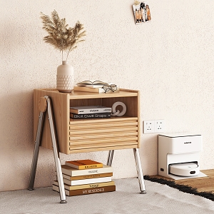 Modern Bedside Cabinet Small Drawers 3d model