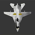 Modern Fighter Aircraft Model With Sleek Design Transparent Canopy Metallic Finish And Reflective Base