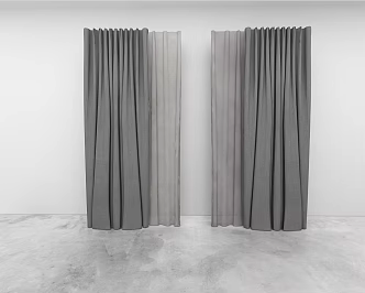 Curtains 3d model