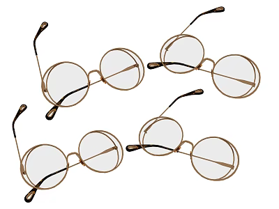 daily necessities glasses 3d model