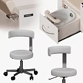 Medical Equipment Including Treatment Chair With Sink Storage Cabinets Examination Lamp And Mobile Stool
