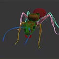 Detailed Brown Ant 3D Model With Realistic Close Up View On Dark Background