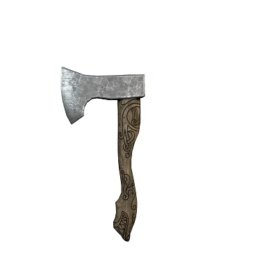 Axe Wood Axe Axe Knife Weapon 3d model