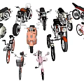 Different Types Of Motorcycles With Vintage Modern Designs Multiple Styles And Colors