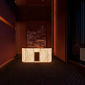 Clubhouse Rest Area Rest Area Spa Sauna Away 3d model