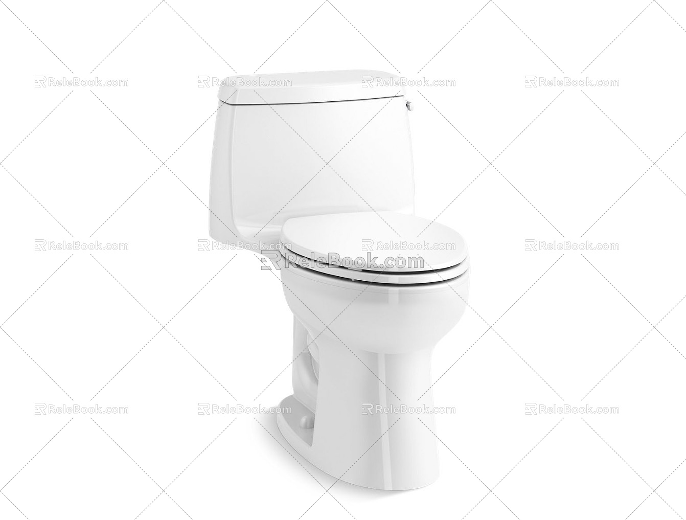 Kohler Toilet Vertical Toilet Toilet 3d model