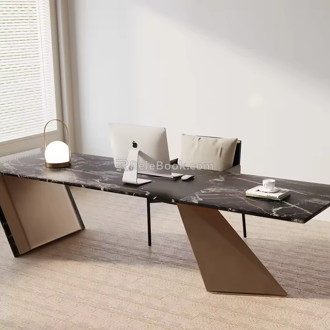 Modern table combination 3d model
