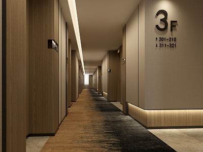 Guestroom Corridor model