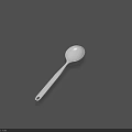 Modern Stainless Steel Cooking Spoon With Long Handle And Sleek Design For Kitchen Use