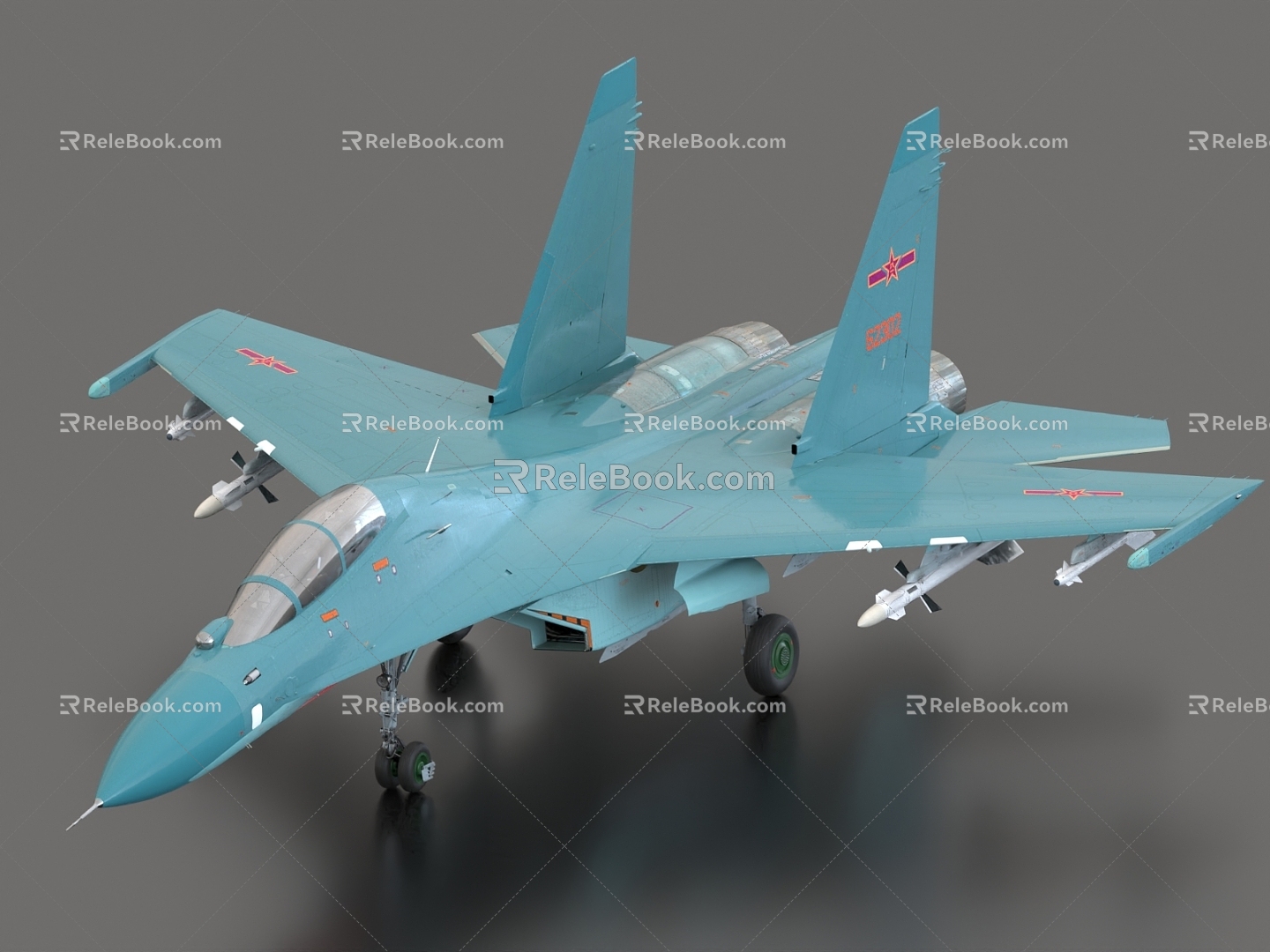 Su-30 Fighter Aircraft Fighter Aircraft Fighter 3d model